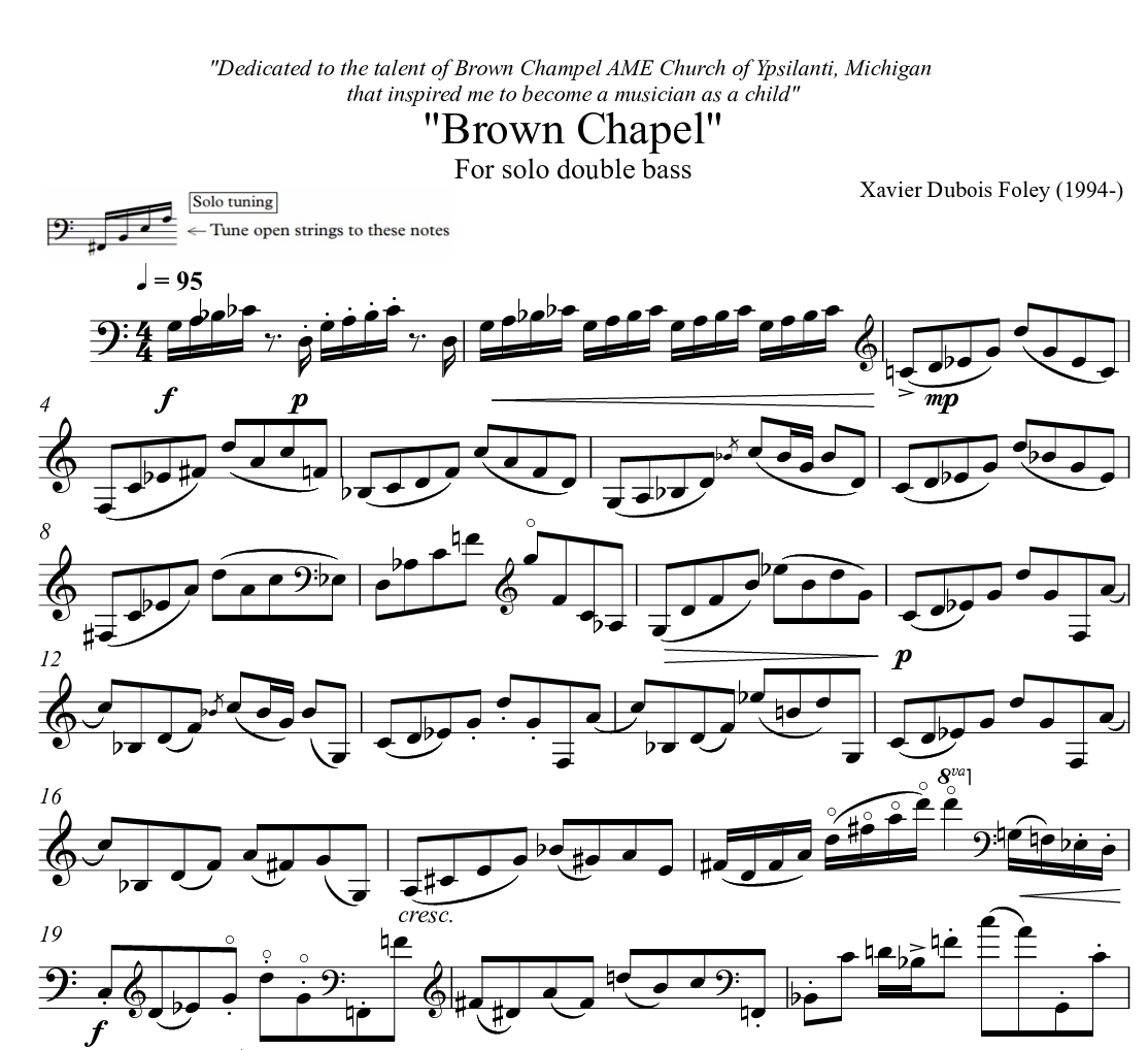 Xavier Foley - Brown Chapel