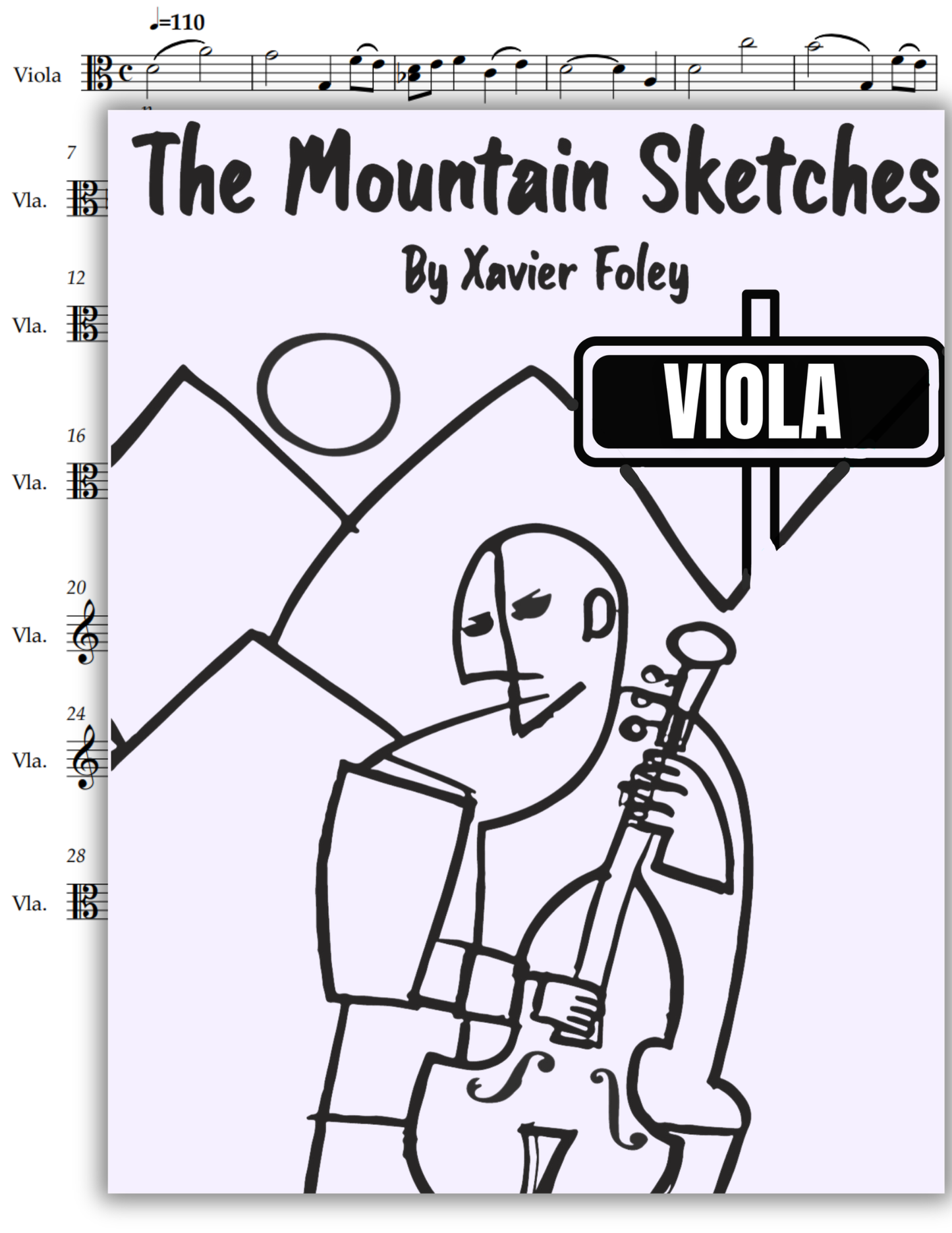 The Mountain Sketches (Intermediate - advanced)