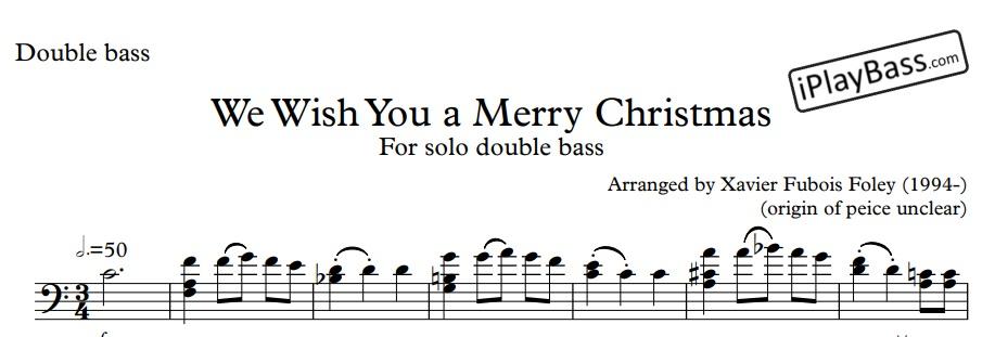 Xavier Foley 的圣诞礼包(平安夜、铃儿响叮当、We wish you-、Greensleeves、Deck the Halls)
