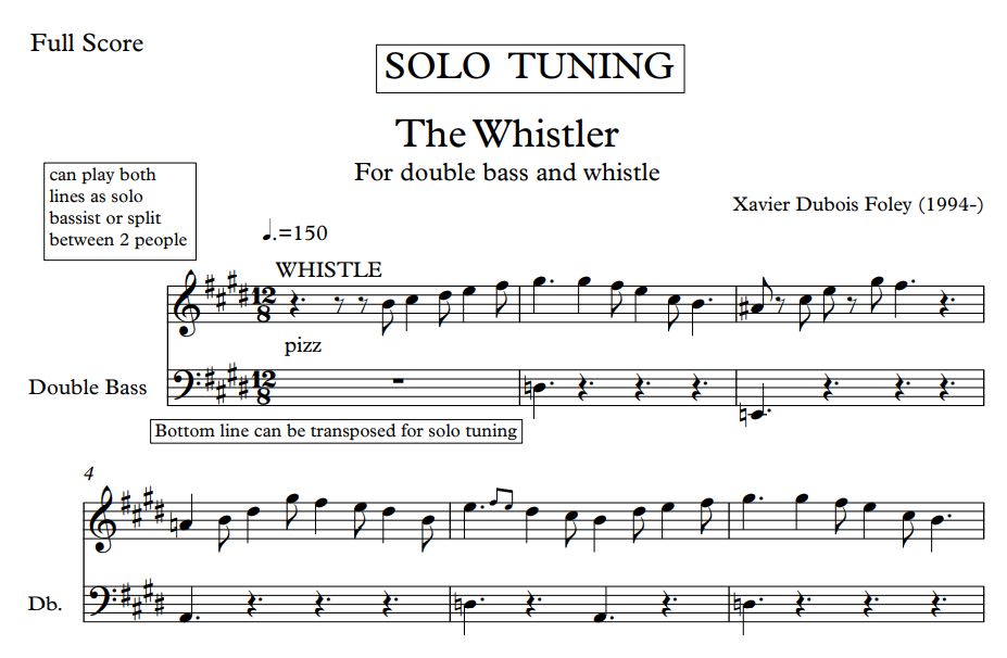 The Whistler by Xavier Foley