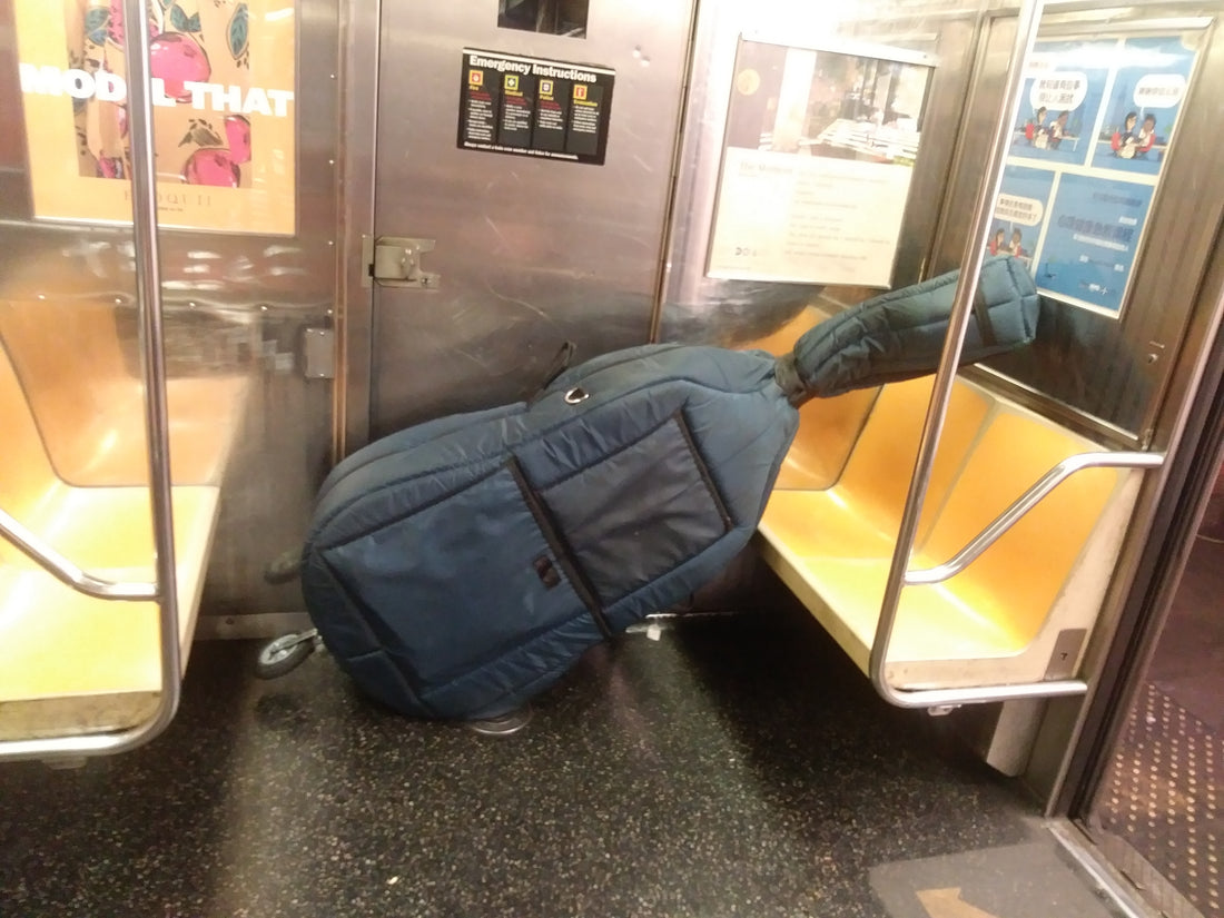 How bassists navigate NYC subway LIKE A BOSS!