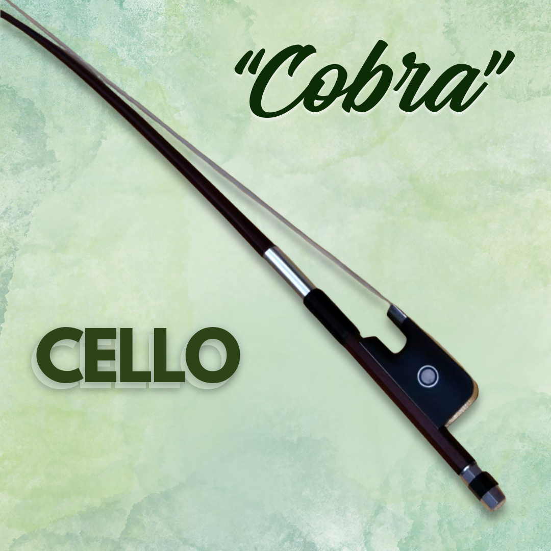 "Cobra" Brazilwood Cello Bow