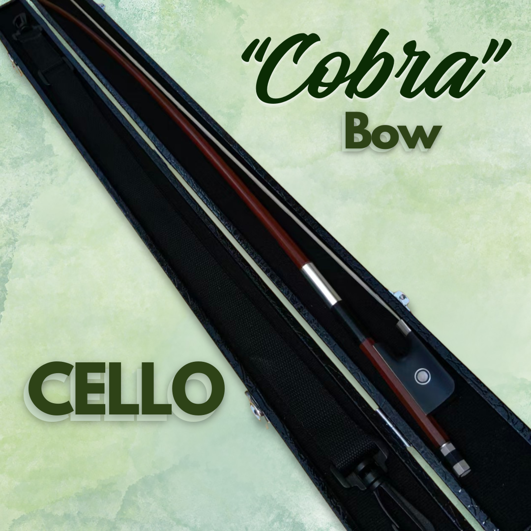 "Cobra" Brazilwood Cello Bow