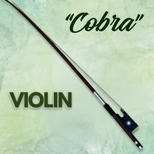 "Cobra" Brazilwood Violin Bow