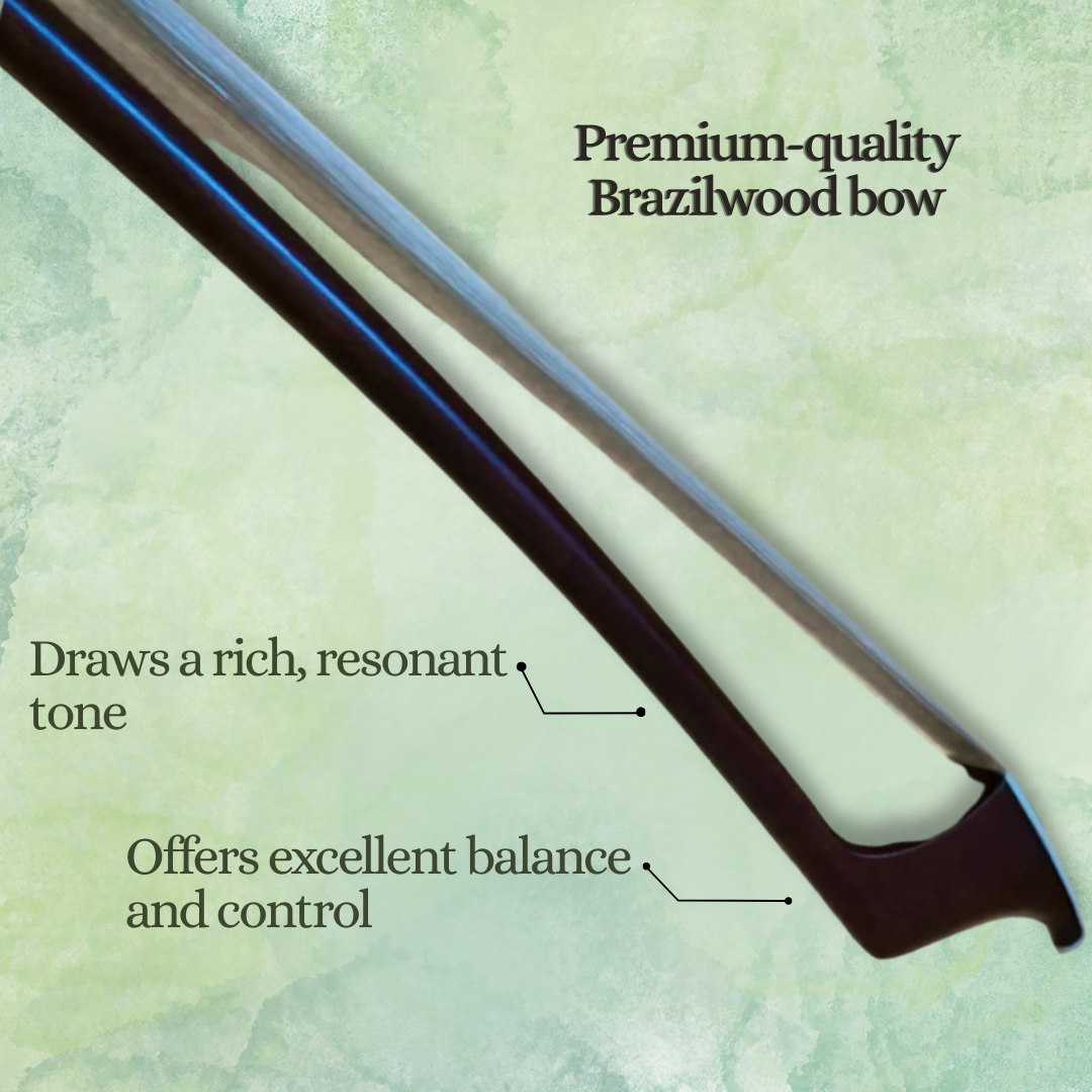 "Cobra" Brazilwood Cello Bow