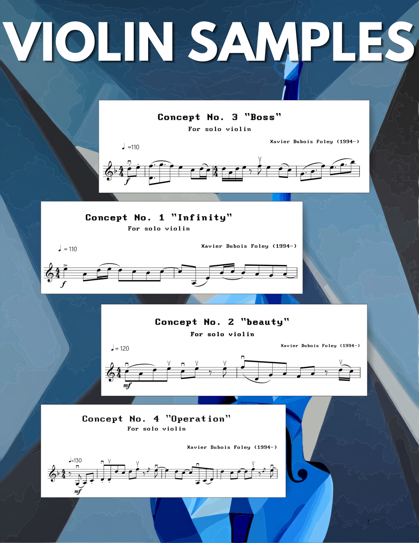 Concepts by Xavier Foley (Intermediate)