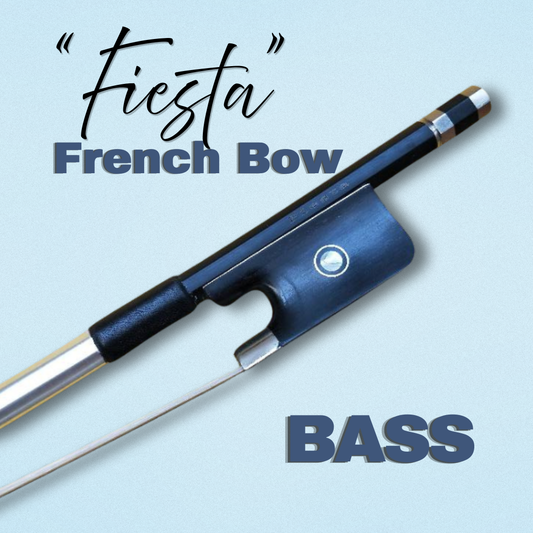 "Fiesta" Carbon Fiber Double Bass French Bow by Xavier Foley