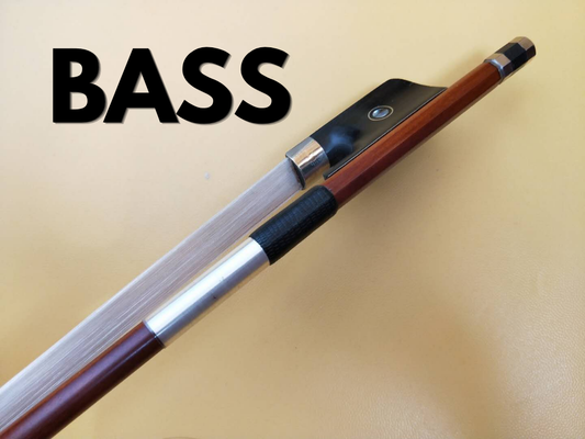 "Zeal" Pernambuco double bass French bow by Xavier Foley (free shipping)