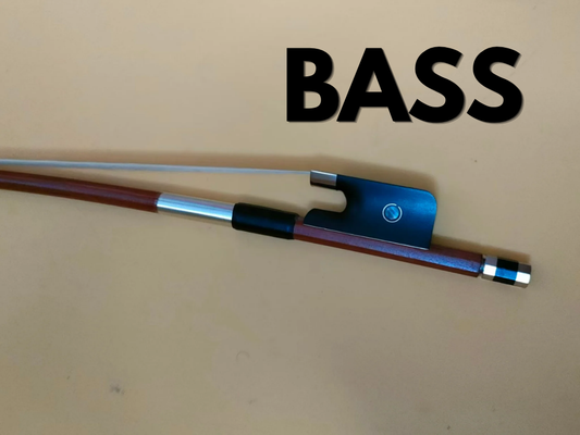 "Cobra" Brazilwood Double Bass French Bow by Xavier Foley