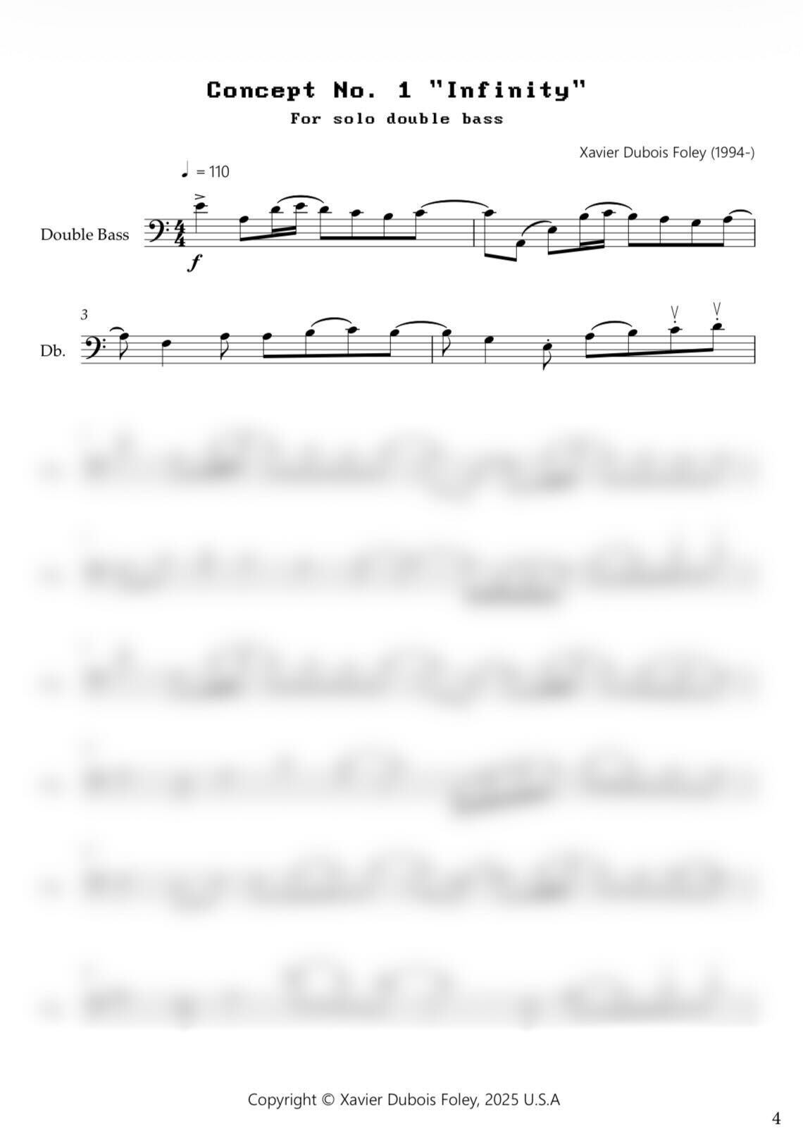 Concept Bass by Xavier Foley