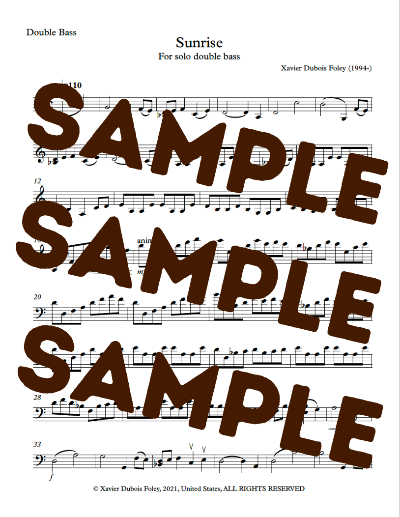 The Mountain Sketches (Intermediate - advanced)