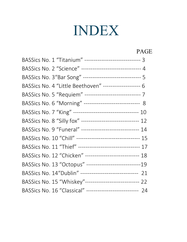 低音提琴基础教程（初学者）