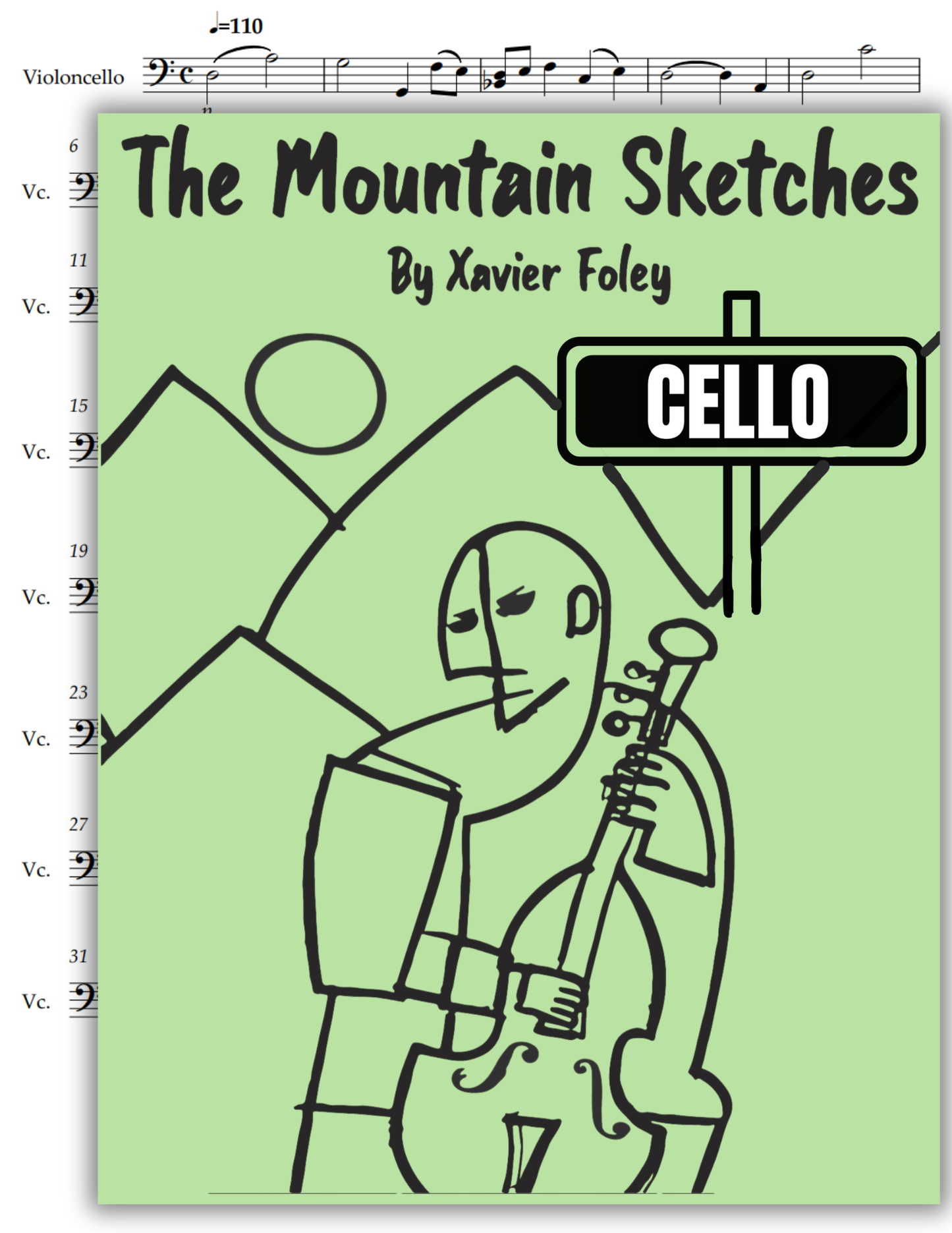 The Mountain Sketches (Intermediate - advanced)