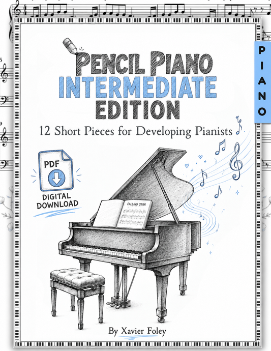 Pencil Piano: Intermediate Edition By Xavier Foley (Digital Copy)