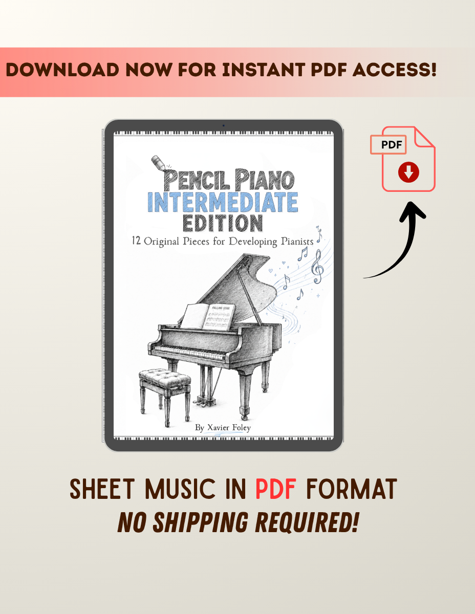 Pencil Piano: Intermediate Edition By Xavier Foley (Digital Copy)