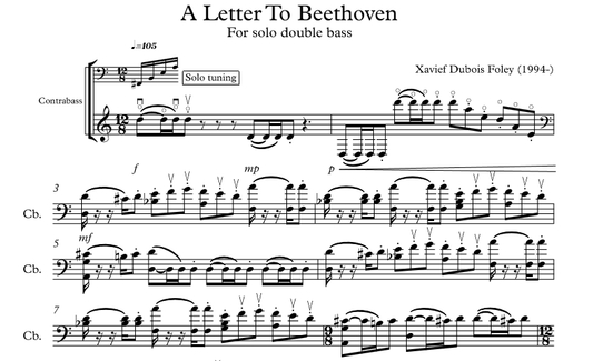 Una carta a Beethoven versión SOLO