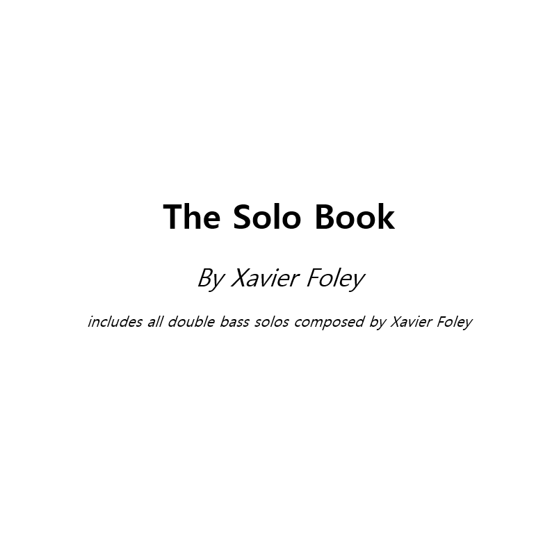 The Solo Book