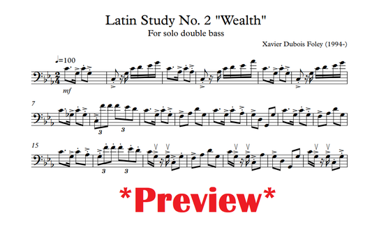 Latin Study No. 2 "Wealth"