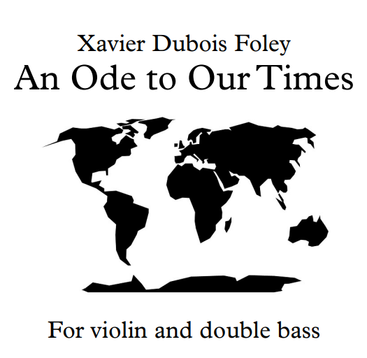 An Ode to Our Times duo (violin & double bass)