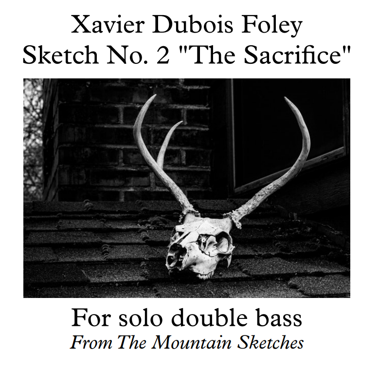 Esquisse n°2 "Le Sacrifice" de Xavier Foley - The Mountain Sketches