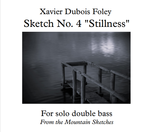 Sketch No. 4 "Stillness" - The Mountain Sketches