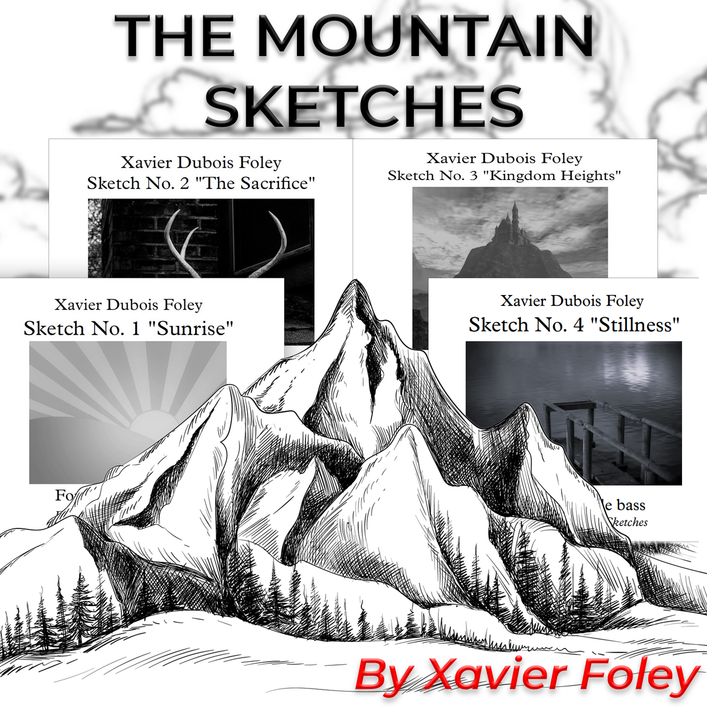 El paquete de bocetos de montaña